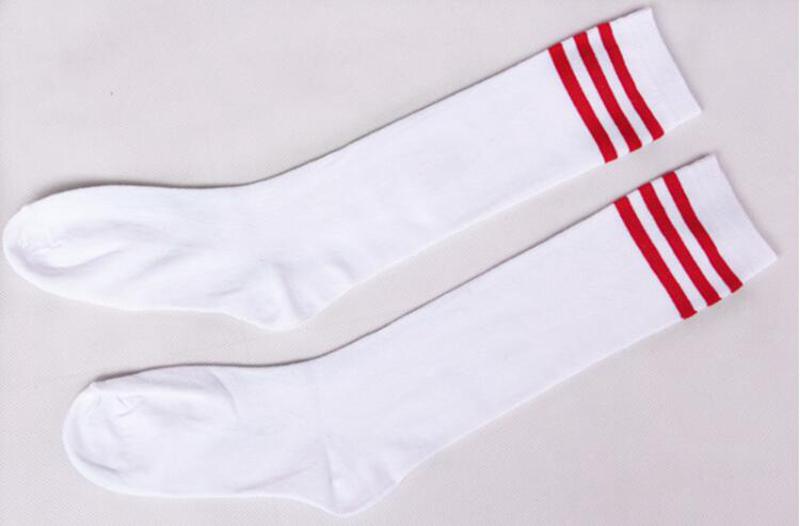 3 Striped midi socks 